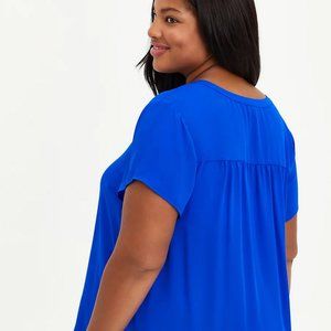 Torrid Blue Blouse